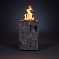 Propane Fire Pit Built for Outdoor Gatherings, 30000 BTU Heat Output, Electronic Ignition, Rust-Proof Construction